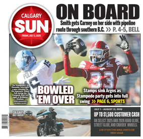 Cover of Calgary Sun