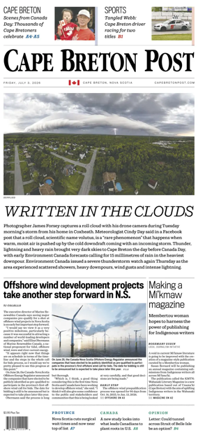 Cover of Cape Breton Post