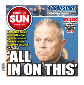 Cover of Edmonton Sun