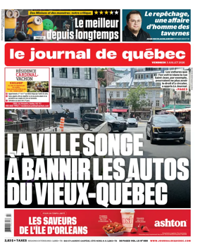 Cover of Le Journal de Quebec