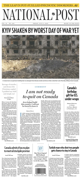 Cover of National Post - (Latest Edition)