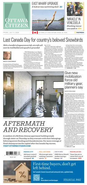 Cover of Ottawa Citizen