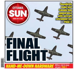 Cover of Ottawa Sun