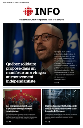 Cover of Radio-Canada Info