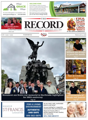 Cover of Sherbrooke Record