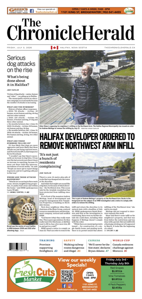 Cover of The Chronicle Herald (Provincial)