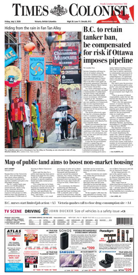 Cover of Times Colonist