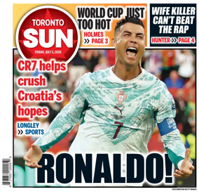 Cover of Toronto Sun