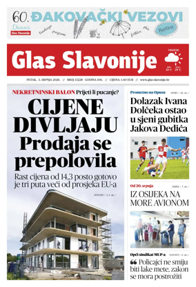 Cover of Glas Slavonije
