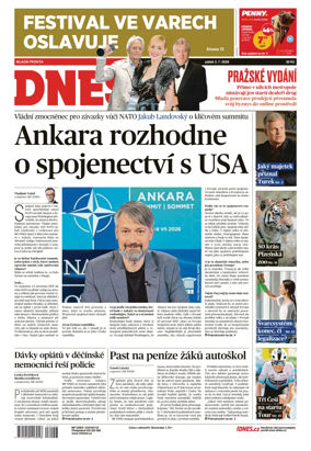 Cover of Dnes Prague Edition