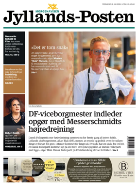 Cover of Jyllands-Posten