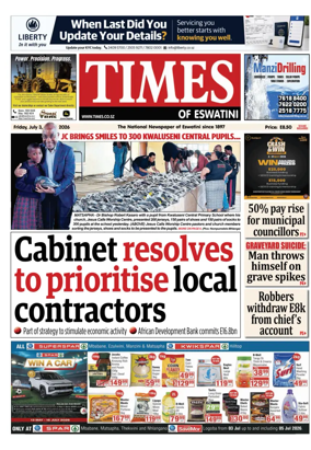 Cover of Times of Eswatini