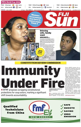 Cover of Fiji Sun