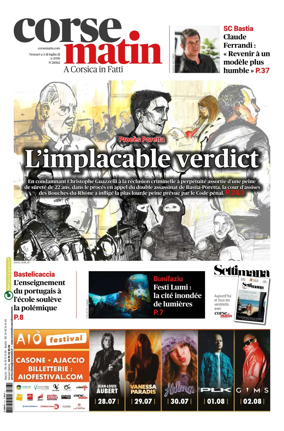 Cover of Corse Matin