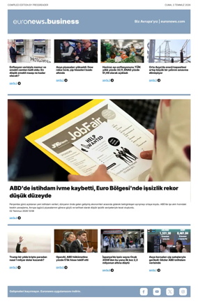 Cover of Euronews Business (Turkish) Compiled Editions