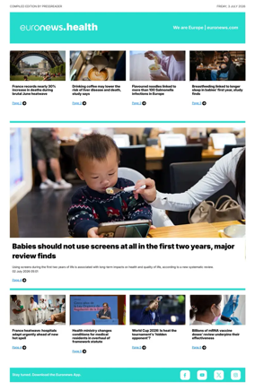 Cover of Euronews Health (English) Compiled Edition