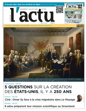 Cover of L'actu