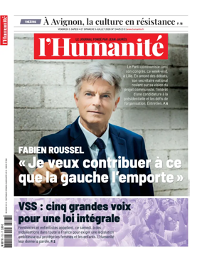 Cover of L'HUMANITE