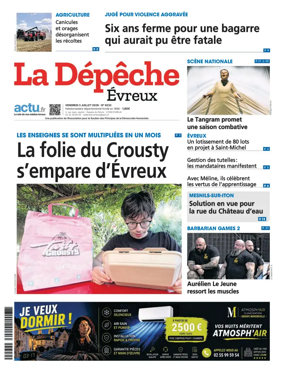Cover of La Depeche Evreux