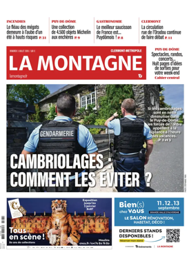 Cover of La Montagne (Clermont-Metropole)