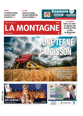 Cover of La Montagne (Vichy)