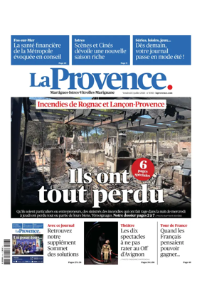Cover of La Provence Martigues-Istres-Vitrolles-Marignane