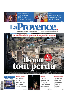 Cover of La Provence Salon-de-Provence / Pays salonais