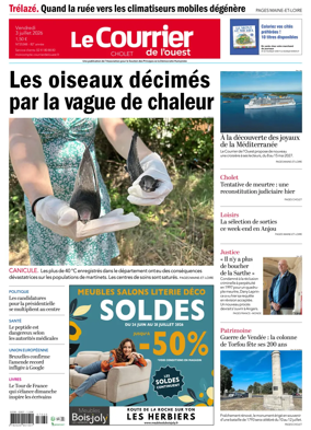 Cover of Le Courrier de l’Ouest (Cholet)
