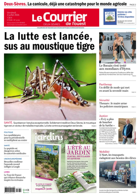 Cover of Le Courrier de l’Ouest (Deux-Sevres)