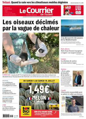 Cover of Le Courrier de l’Ouest (Nord Anjou)