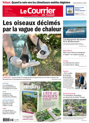 Cover of Le Courrier de l’Ouest (Saumur)