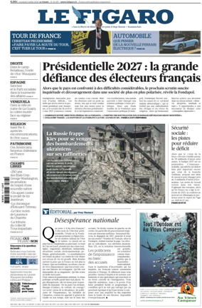 Cover of Le Figaro