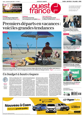 Cover of Ouest France (Caen - Bayeux - Falaise - Vire)