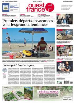 Cover of Ouest France (Chateaubriant)