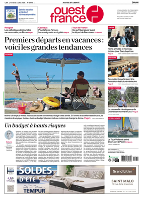 Cover of Ouest France (Dinan)