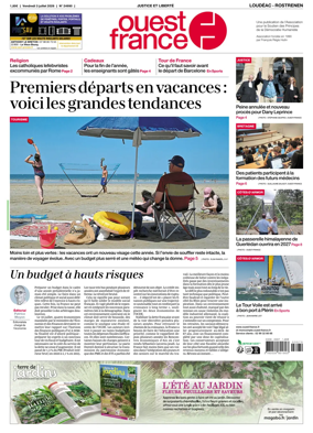 Cover of Ouest France (Loudeac / Rostrenen)