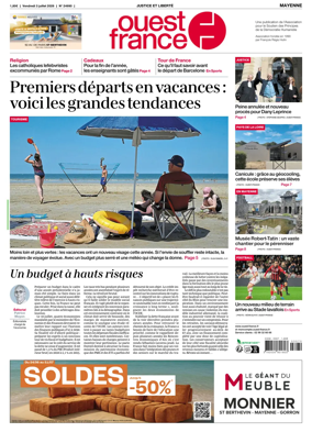 Cover of Ouest France (Mayenne)