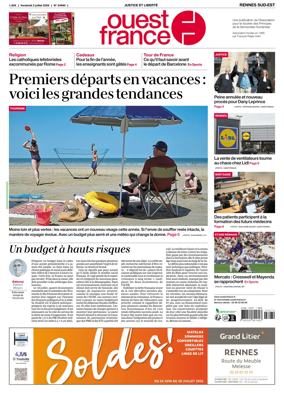 Cover of Ouest-France (Rennes Sud-Est)