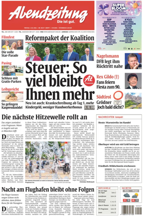 Cover of Abendzeitung Munchen