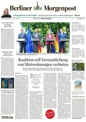 Cover of Berliner Morgenpost