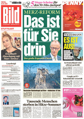 Cover of BILD Stuttgart