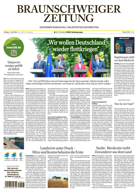 Cover of Braunschweiger Zeitung (Gifhorn)