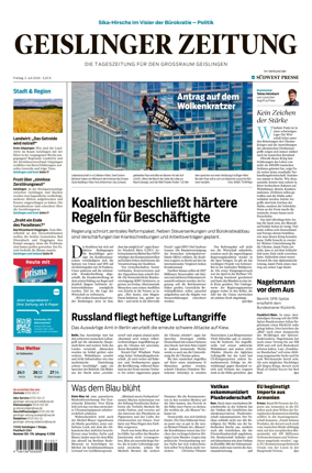 Cover of Geislinger Zeitung