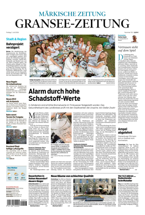 Cover of Gransee-Zeitung
