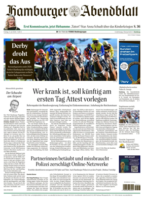 Cover of Hamburger Abendblatt (Hamburg)