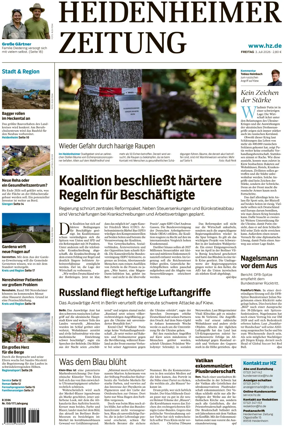 Cover of Heidenheimer Zeitung