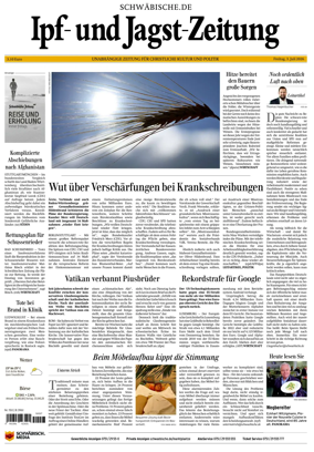 Cover of Ipf- und Jagst-Zeitung