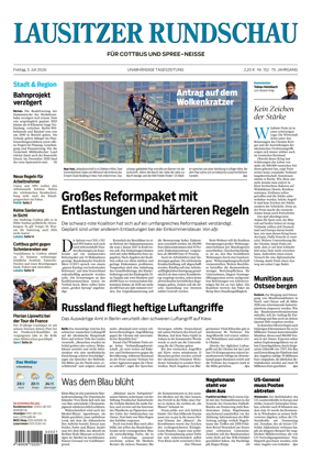 Cover of Lausitzer Rundschau