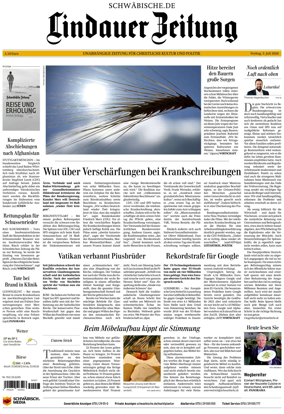 Cover of Lindauer Zeitung