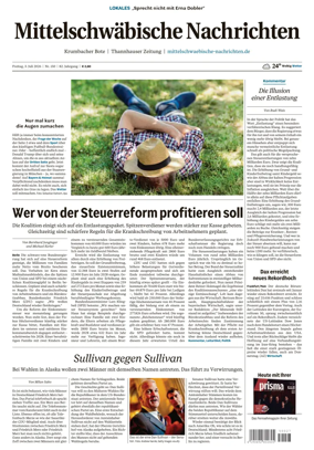 Cover of Mittelschwaebische Nachrichten